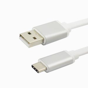 Noodles design flat cord metal head type c usb data cables