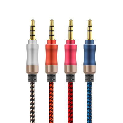 Aux Cable Male to Male Car Audio cable rca ps4 vga 3.5 jack to 3.5 jack Kernmantle Wire 3.5mm for smart phone Headphone Speaker 0