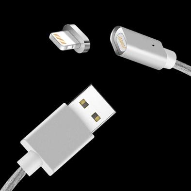 Lightning Magnetic USB Charging and Date Sync Cable Nylon  3