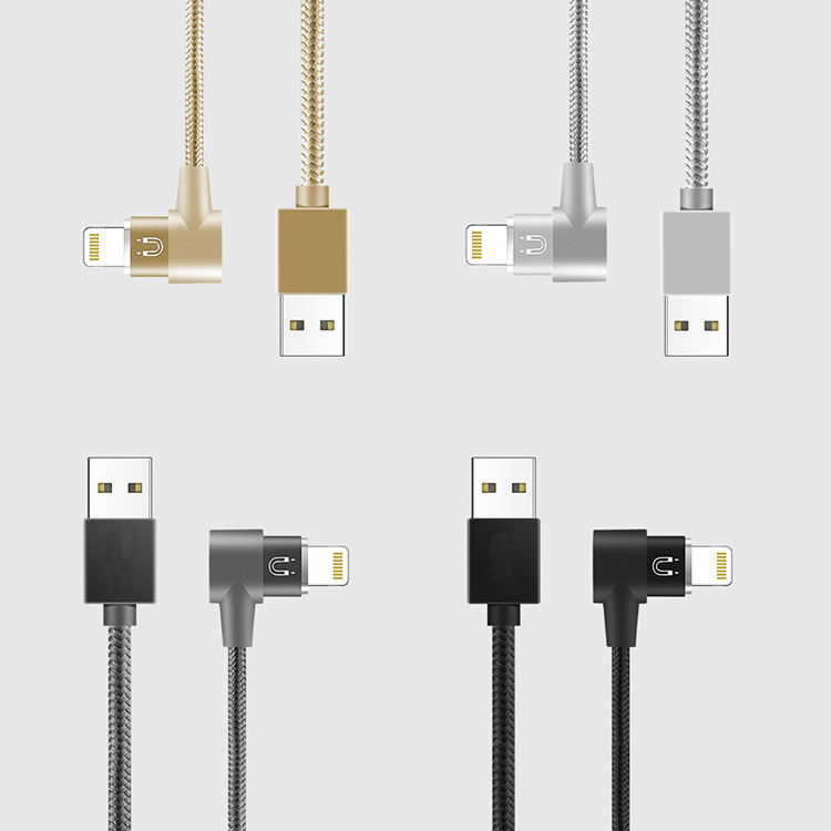 Magnetic 90 Degree Fast Charger Usb Data Syncing Charging Cord Iphone Charger Lightning Micro Type C 3 In 1 Usb Cable For Oem Wholesale Odm