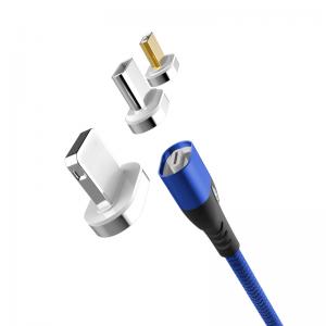 The 10th generation  3 in 1  magnetic data cable With diamond light