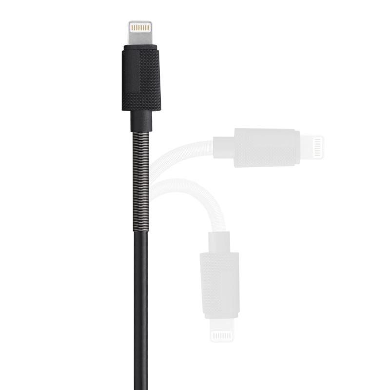 Yi-Links 1M USB lightning Charge Cable For iphone With Spring Protector 3