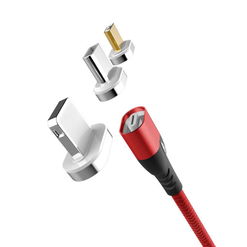 The 10th generation  3 in 1  magnetic data cable With diamond light 2