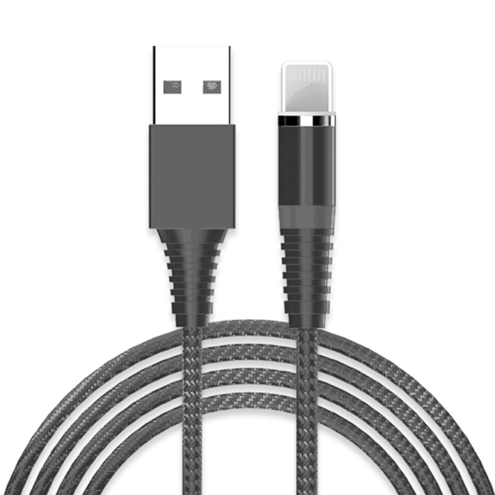 Durable 3A Fast 3 In1 Magnetic Phone Usb Charging Cable Nylon Braided Usb Cable 0