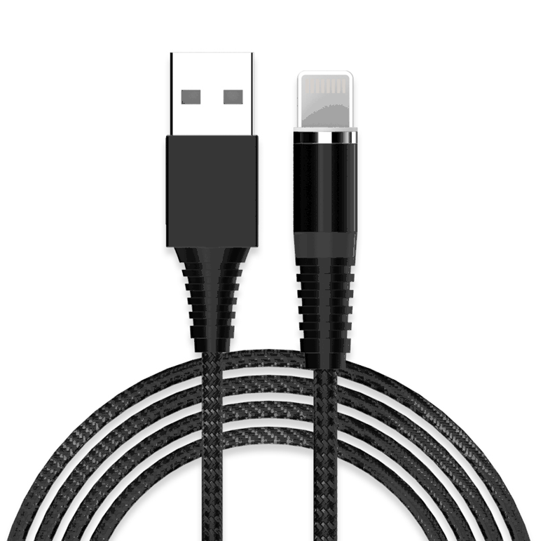 Durable 3A Fast 3 In1 Magnetic Phone Usb Charging Cable Nylon Braided Usb Cable 2