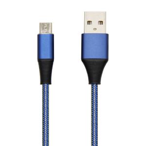 aluminum alloy head Gold silk nylon braid Micro usb cable